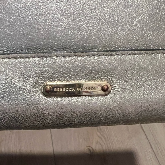 Rebecca Minkoff Silver Envelope Clutch - Picture 4 of 5